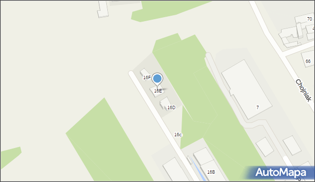 Józefin, Zgody, 16E, mapa Józefin