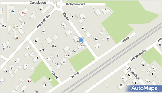 Kobyłka, Zgoda, 2, mapa Kobyłka