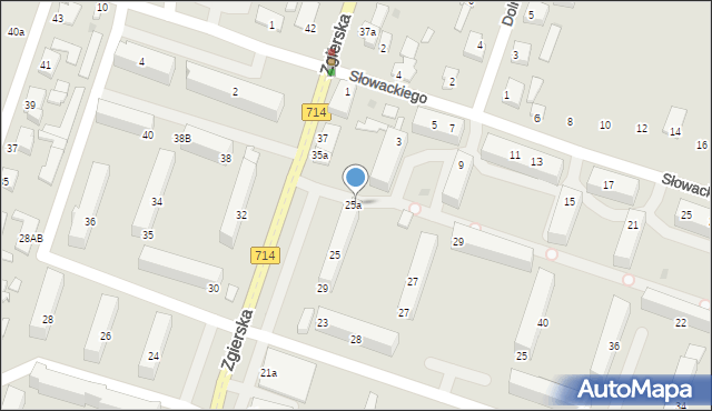 Konstantynów Łódzki, Zgierska, 26a, mapa Konstantynów Łódzki