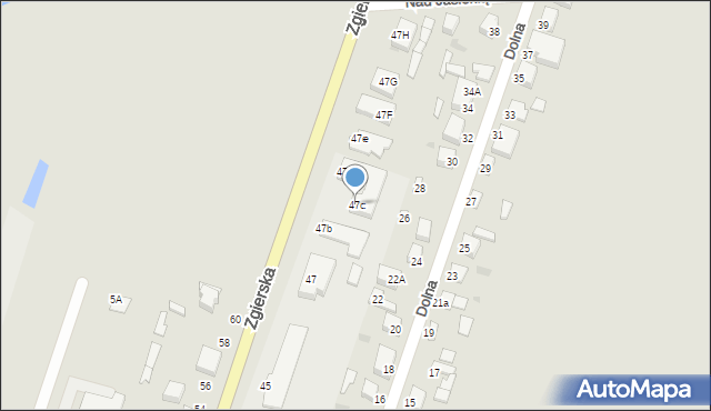 Konstantynów Łódzki, Zgierska, 47c, mapa Konstantynów Łódzki