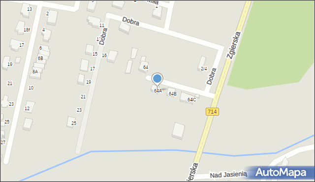Konstantynów Łódzki, Zgierska, 64A, mapa Konstantynów Łódzki