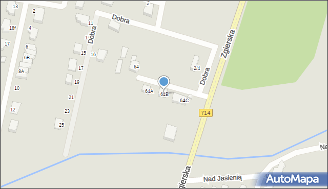 Konstantynów Łódzki, Zgierska, 64B, mapa Konstantynów Łódzki