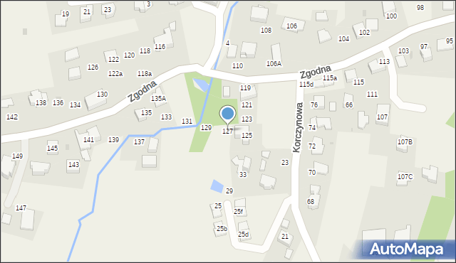 Libertów, Zgodna, 127, mapa Libertów
