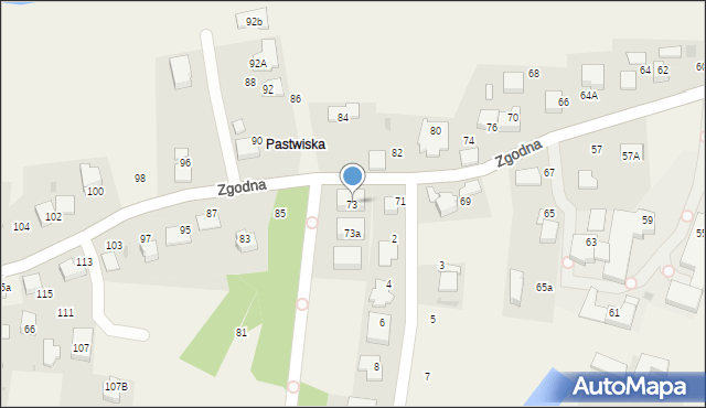 Libertów, Zgodna, 73, mapa Libertów