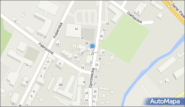 Lubań, Zgorzelecka, 24, mapa Lubań