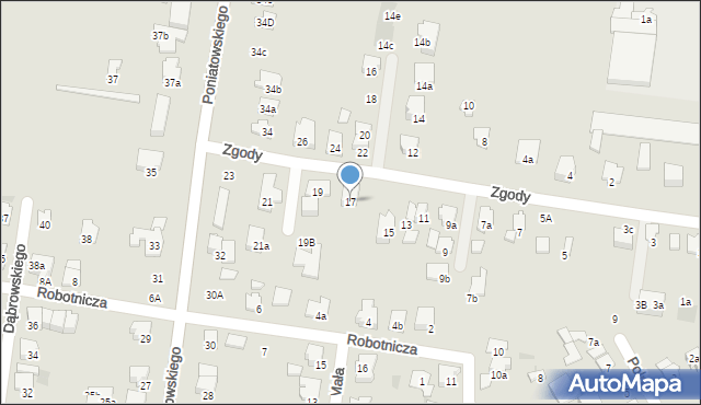 Ożarów Mazowiecki, Zgody, 17, mapa Ożarów Mazowiecki