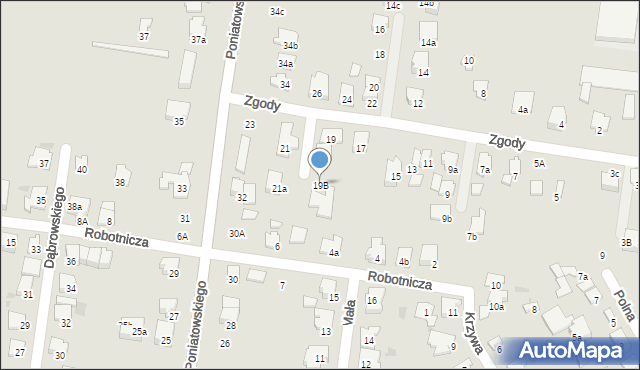 Ożarów Mazowiecki, Zgody, 19B, mapa Ożarów Mazowiecki