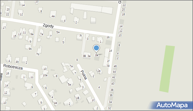 Ożarów Mazowiecki, Zgody, 1a, mapa Ożarów Mazowiecki