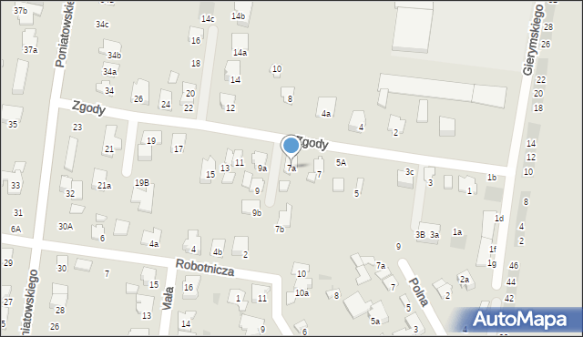 Ożarów Mazowiecki, Zgody, 7a, mapa Ożarów Mazowiecki
