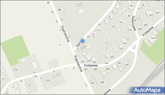 Parczew, Zgodna, 12, mapa Parczew