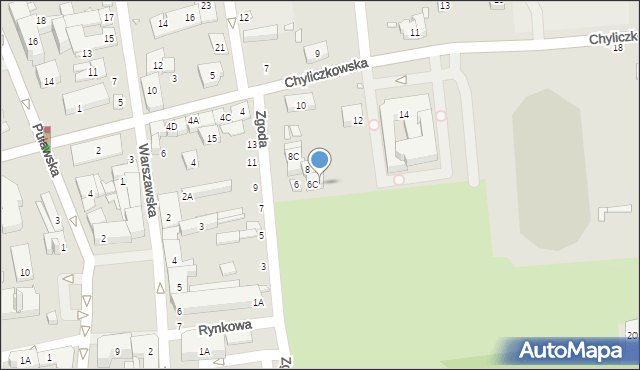 Piaseczno, Zgoda, 6D, mapa Piaseczno