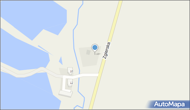 Piątek, Zgierska, 10a, mapa Piątek