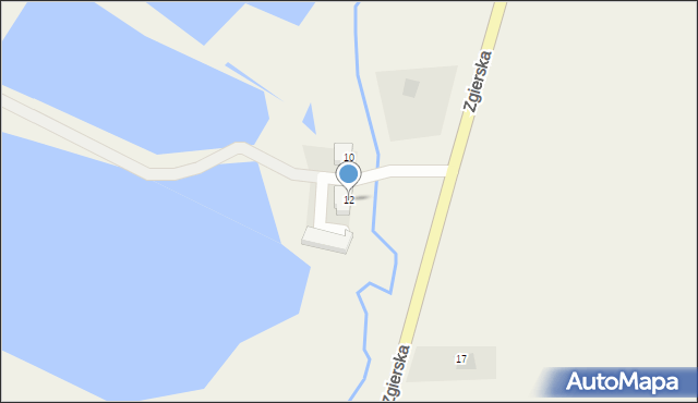 Piątek, Zgierska, 12, mapa Piątek