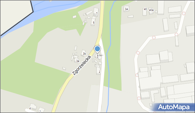 Pieńsk, Zgorzelecka, 2, mapa Pieńsk