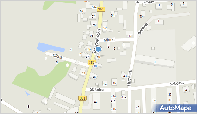 Pieńsk, Zgorzelecka, 50, mapa Pieńsk