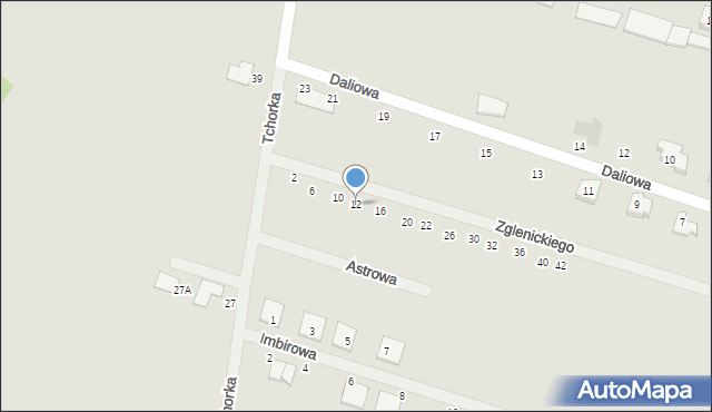 Serock, Zglenickiego Witolda, 12, mapa Serock