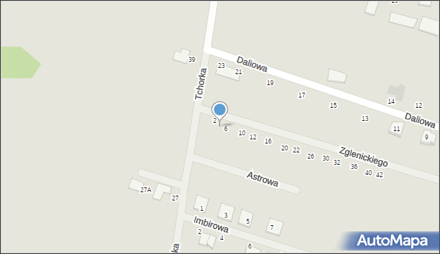 Serock, Zglenickiego Witolda, 4, mapa Serock