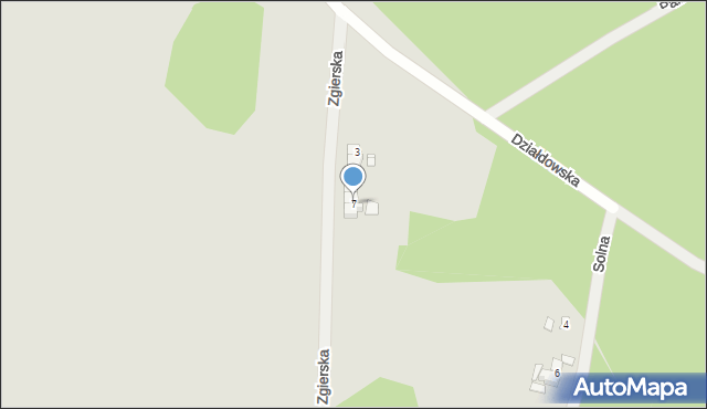 Szczecin, Zgierska, 7, mapa Szczecina
