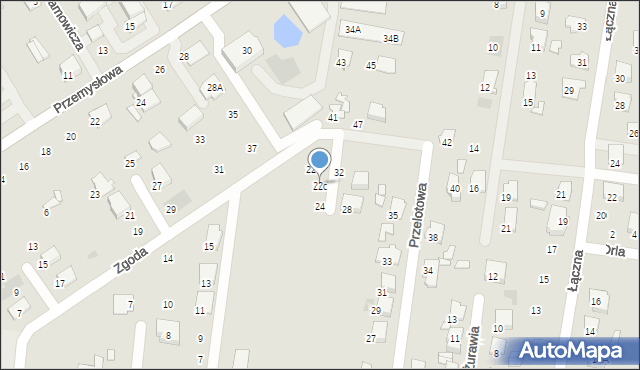 Tłuszcz, Zgoda, 22c, mapa Tłuszcz
