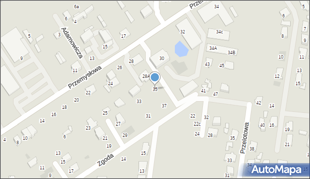 Tłuszcz, Zgoda, 35, mapa Tłuszcz