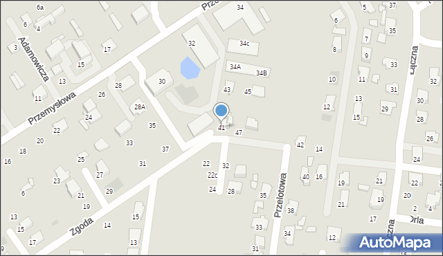 Tłuszcz, Zgoda, 41, mapa Tłuszcz