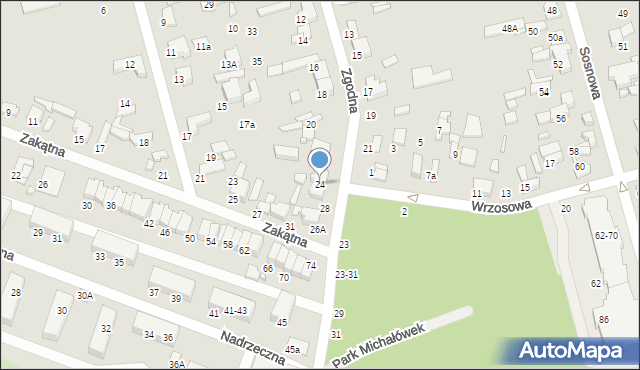 Tomaszów Mazowiecki, Zgodna, 24, mapa Tomaszów Mazowiecki