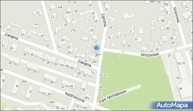 Tomaszów Mazowiecki, Zgodna, 28, mapa Tomaszów Mazowiecki