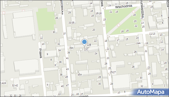 Tomaszów Mazowiecki, Zgorzelicka, 22c, mapa Tomaszów Mazowiecki