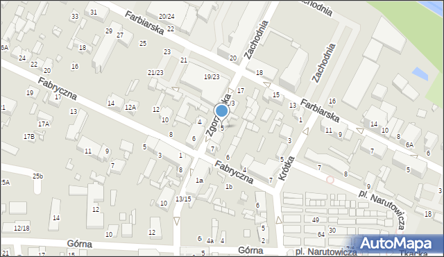 Tomaszów Mazowiecki, Zgorzelicka, 5, mapa Tomaszów Mazowiecki