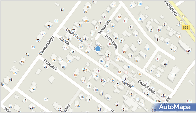 Wołomin, Zgoda, 18, mapa Wołomin