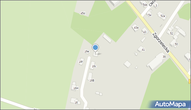 Zawidów, Zgorzelecka, 16d, mapa Zawidów