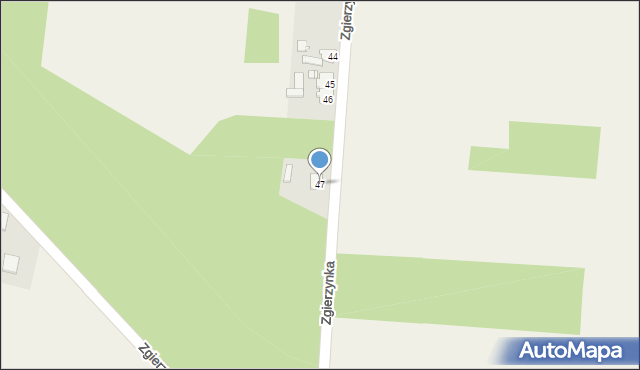 Zgierzynka, Zgierzynka, 47, mapa Zgierzynka