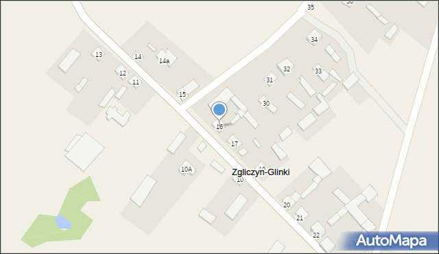 Zgliczyn-Glinki, Zgliczyn-Glinki, 16, mapa Zgliczyn-Glinki