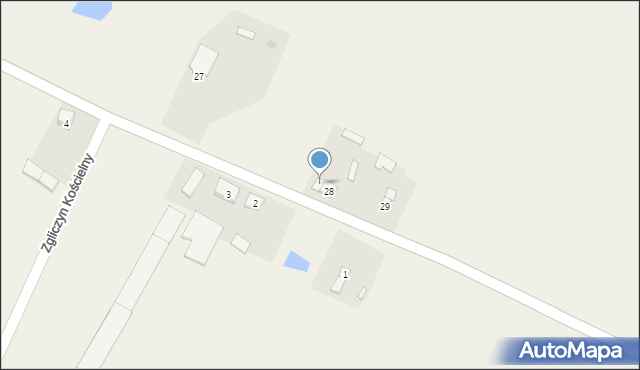 Zgliczyn-Glinki, Zgliczyn-Glinki, 28A, mapa Zgliczyn-Glinki