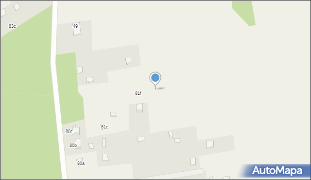 Zgniłocha, Zgniłocha, 81g, mapa Zgniłocha