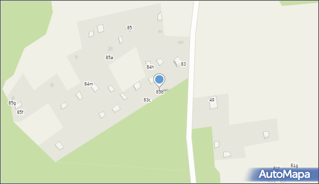 Zgniłocha, Zgniłocha, 83b, mapa Zgniłocha