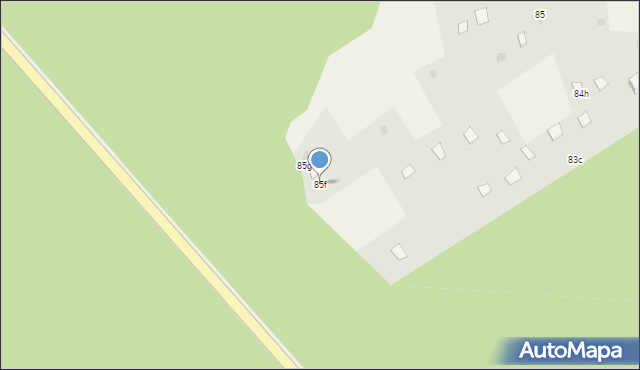 Zgniłocha, Zgniłocha, 85f, mapa Zgniłocha