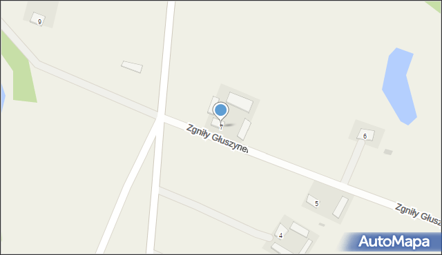 Zgniły Głuszynek, Zgniły Głuszynek, 7, mapa Zgniły Głuszynek