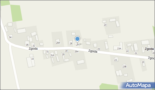 Zgoda, Zgoda, 27, mapa Zgoda