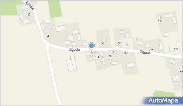 Zgoda, Zgoda, 31, mapa Zgoda