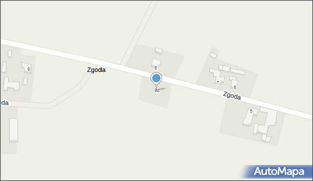 Zgoda, Zgoda, 9d, mapa Zgoda