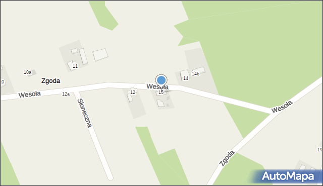 Zgoda, Zgoda, 15, mapa Zgoda