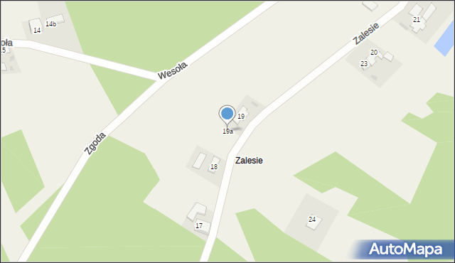 Zgoda, Zgoda, 19a, mapa Zgoda