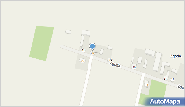 Zgoda, Zgoda, 26, mapa Zgoda