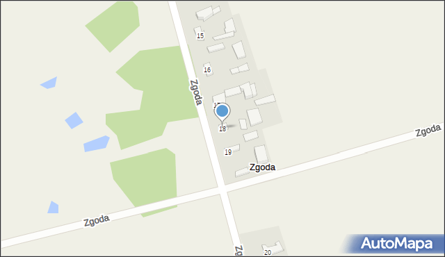 Zgoda, Zgoda, 18, mapa Zgoda