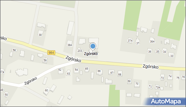 Zgórsko, Zgórsko, 38, mapa Zgórsko