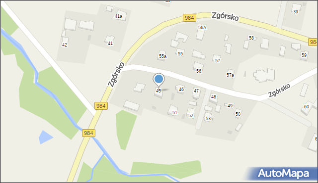 Zgórsko, Zgórsko, 45, mapa Zgórsko