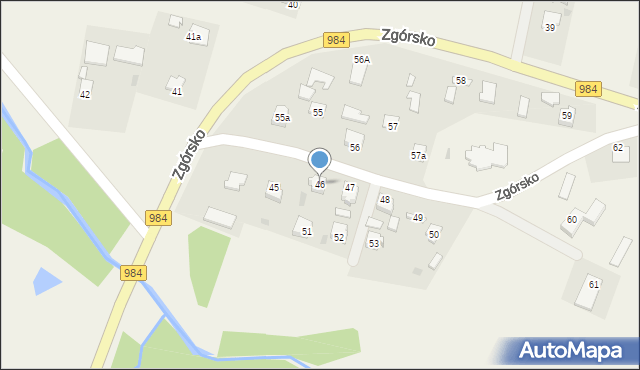 Zgórsko, Zgórsko, 46, mapa Zgórsko