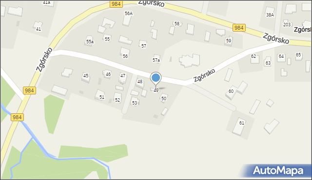 Zgórsko, Zgórsko, 49, mapa Zgórsko