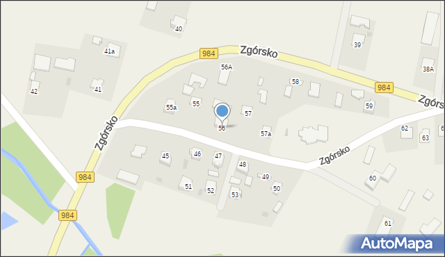 Zgórsko, Zgórsko, 56, mapa Zgórsko